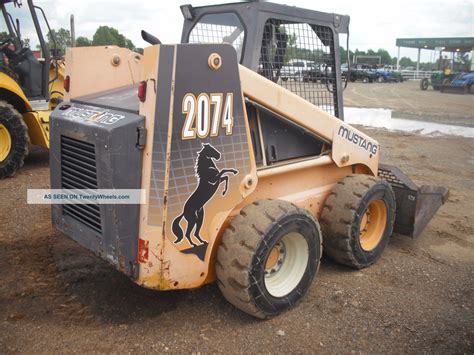 mustang 2074 skid steer specs|mustang 2074 steering controls.